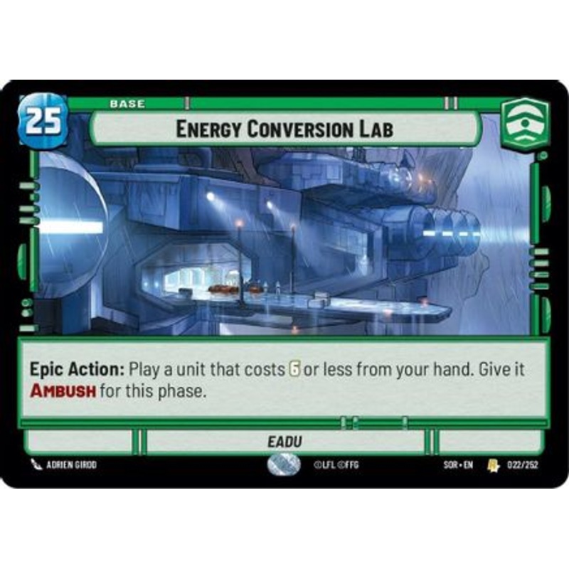 Energy Conversion Lab (022/252) – Spark of Rebellion