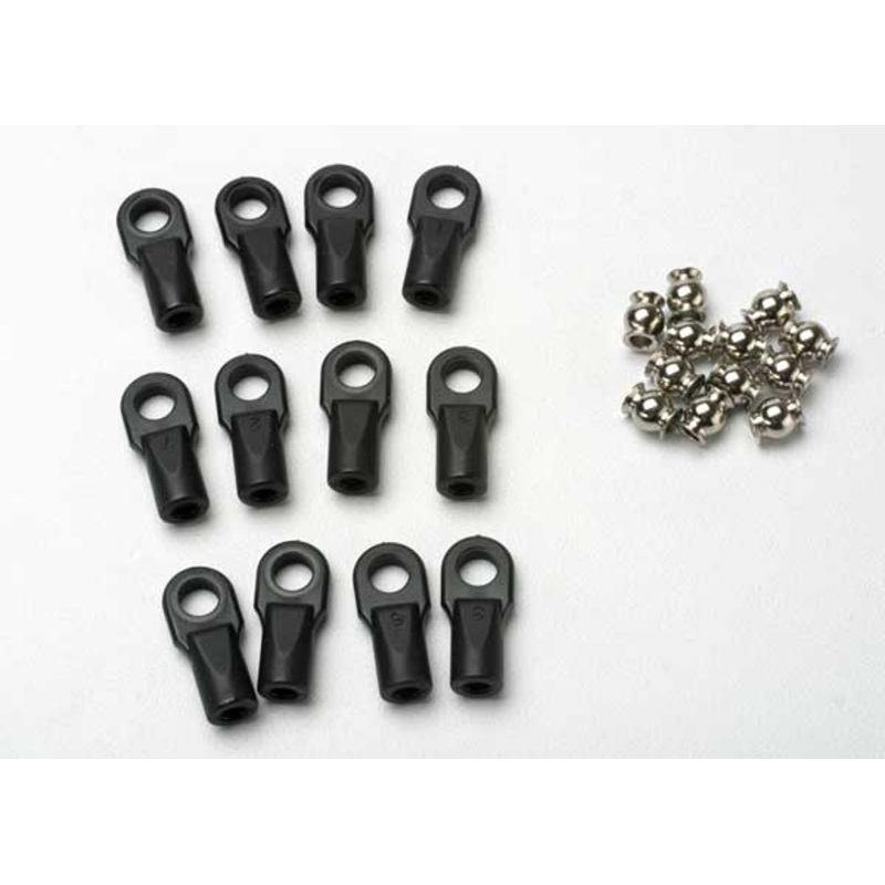 Traxxas Large Rod Ends w/Hollow Balls (12)