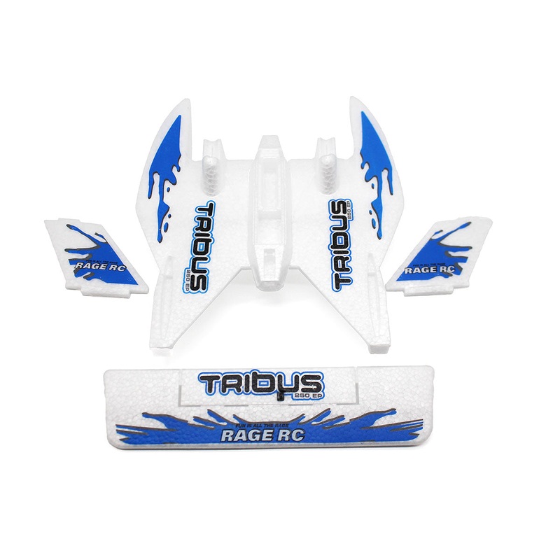 3105 – Foam Parts Set with Blue Decals; Tribus