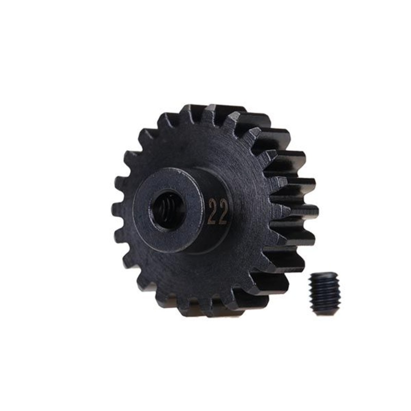 3952X – Gear, 22-T pinion (32-p), heavy duty (machined, hardened steel)/ set screw
