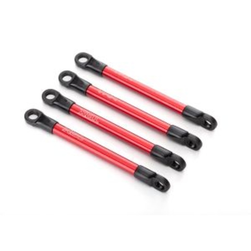 7118X Push rods, aluminum (red-anodized) (4) (assembled with rod ends)