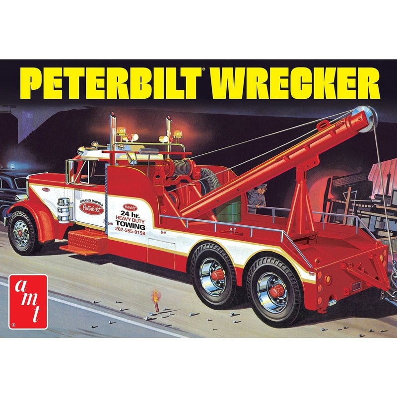 AMT 1/25 Peterbilt 359 Wrecker Tow Truck