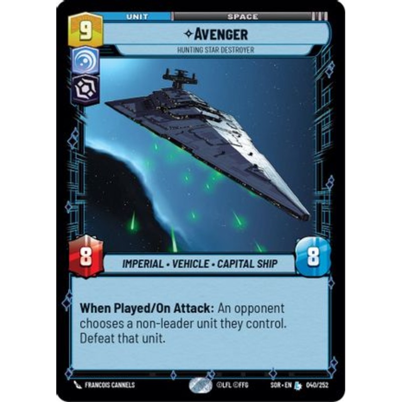 Avenger – Hunting Star Destroyer (040/252) – Spark of Rebellion Foil