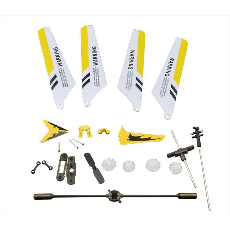 SYMA S107G remote control aircraft Main Blades Rotor Blade Propellers Gears Flybars RC Helicopter accessories Spare Parts red