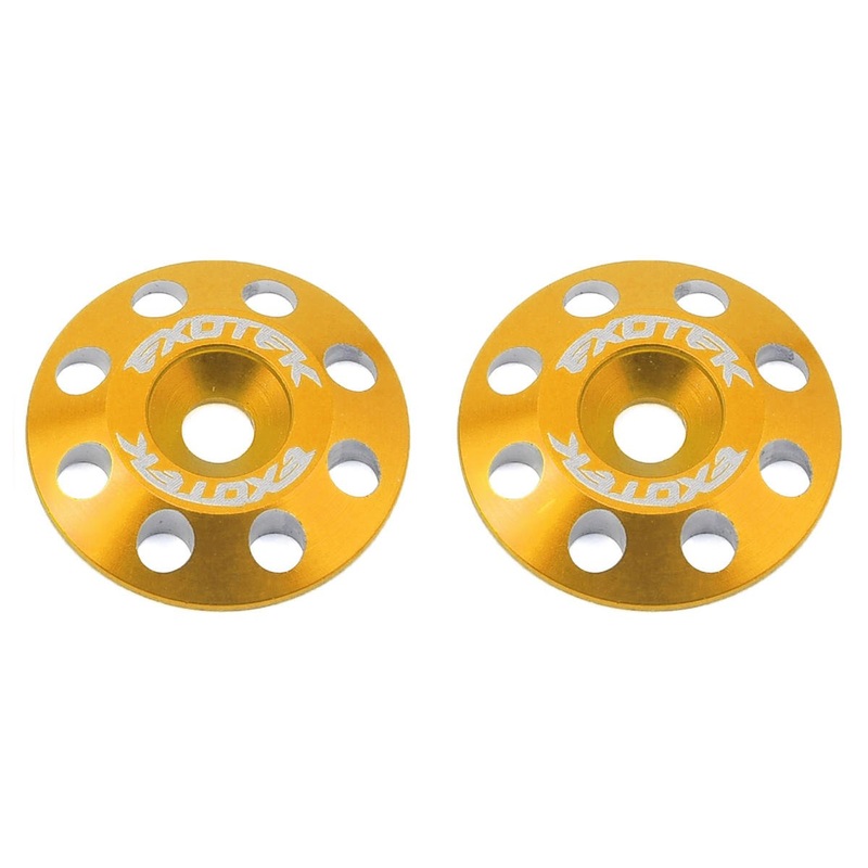 1678GLD – Exotek Flite V2 16mm Aluminum Wing Buttons (2) (Gold)