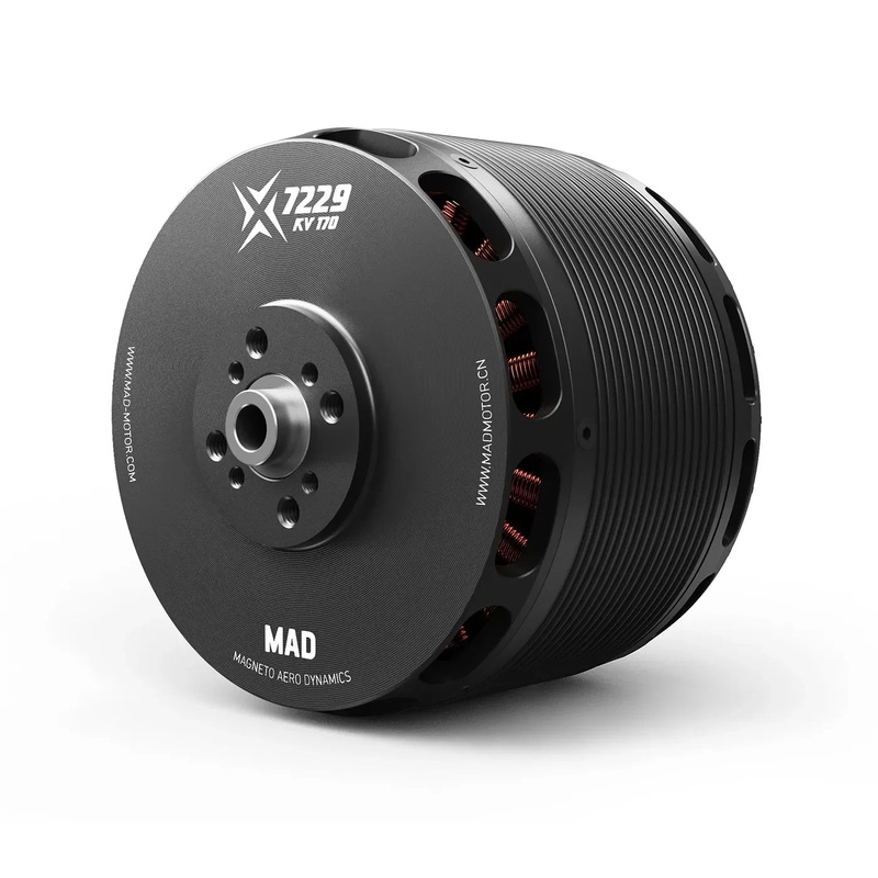 MAD X7229 VTOL Airplane Drone Motor – 12S 170KV 18.3kgf Brushless Motor Suitable for 120E-170E Aircraft,Corresponding to Gasoline Engine About 30-40CC 170KV CHINA