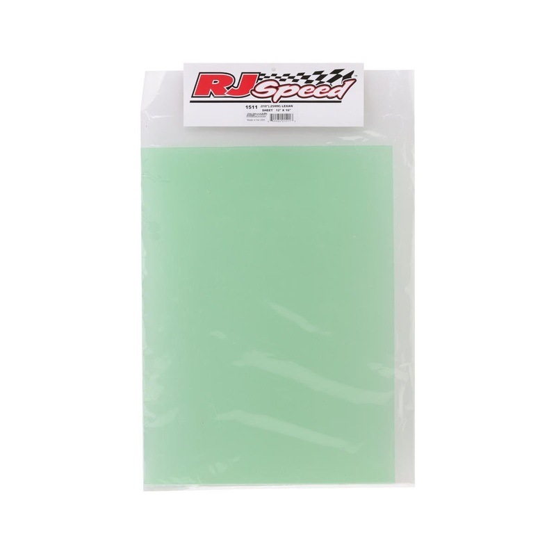 1511 RJ Speed Large Lexan Sheet, 12×16″ x .010″ 0.25mm