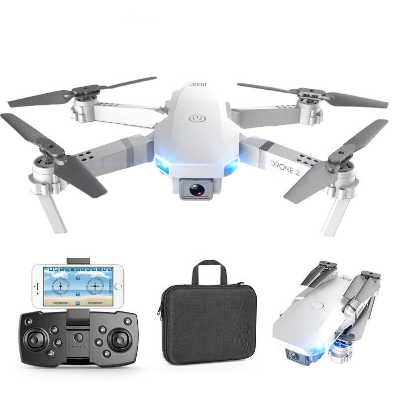 E59 Drone – Photograp UAV Profesional Quadrocopter with 4K Camera Fixed-Height Folding Unmanned Aerial Vehicle Quadcopter 2MP-720P-1 Bag W