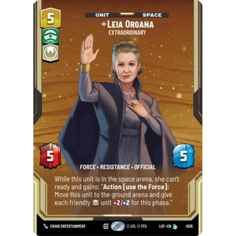 Leia Organa – Extraordinary (Prestige) (1036) – Legends of the Force Near Mint