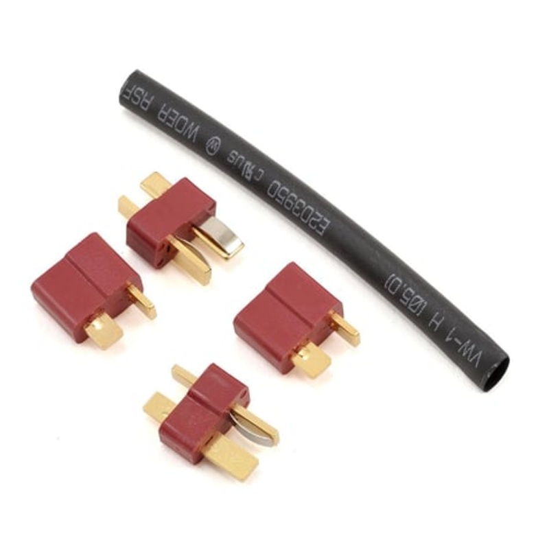 PTK-5004 Protek RC T-Style Ultra Plugs (Deans Connectors) (2 Male/2 Female)