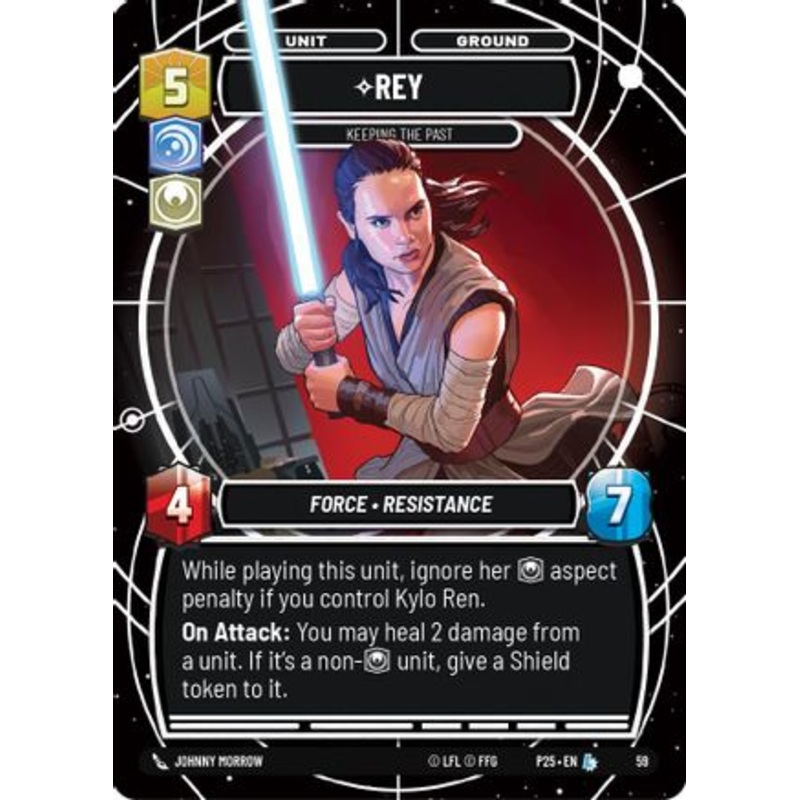 Rey – Keeping the Past (59) – Organized Play Promos Foil Near Mint