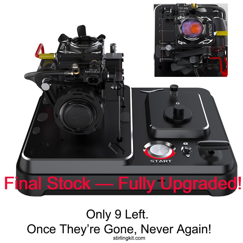 TOYAN FS-S100AT 4 Stroke Nitro General Engine Model Souvenir Version NEW FS-S100AT1D-XP Full Set