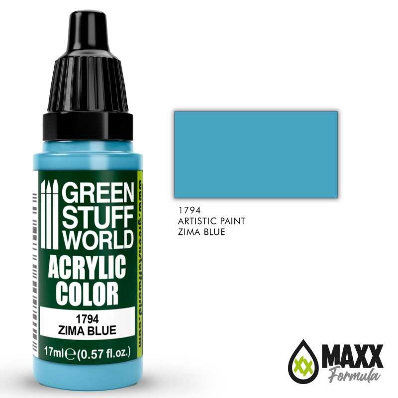 GREEN STUFF WORLD Acrylic Color – Zima Blue 17ml