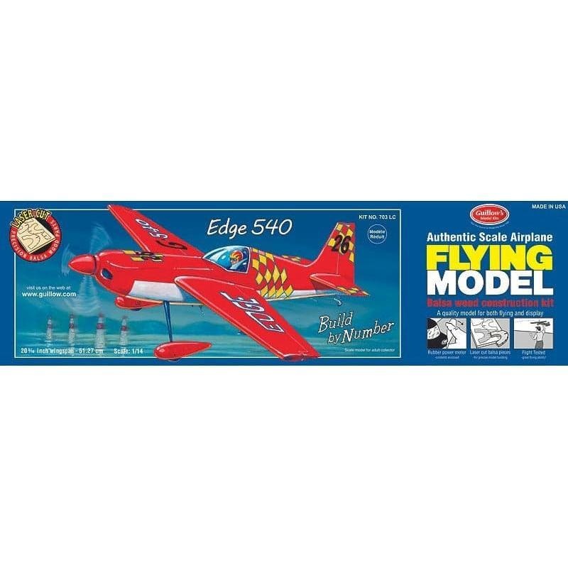 Guillow’s Edge – Laser Cut Balsa Plane Model Kit