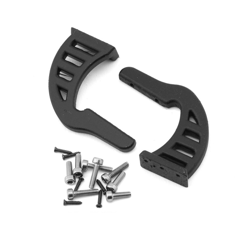 Sideways RC Swan Neck Scale Drift Wing Mounts V2 (Black) (2)