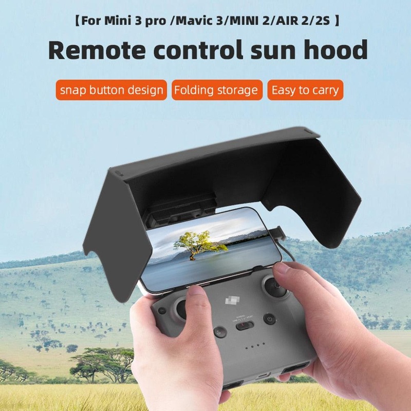 For DJI Mavic 3/Mini 2/Air 2/Air 2S/Mini 3 Pro RC-N1 Remote Controller Hood Sun Shade Phone Monitor Cover Drone Accessories Australia