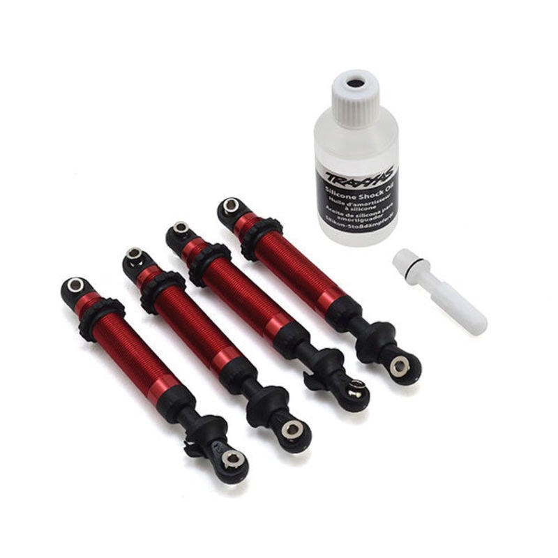 Traxxas TRX-4 GTS Aluminum Long Arm Shocks (Red) (4)