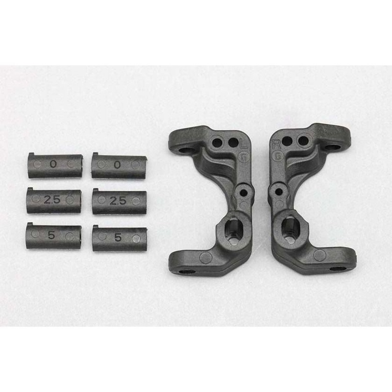 YOKOMO Steering hub carrier/Buhsing (F3pin/Graphite mold)for YZ-2DTM3.1/CAL3.1