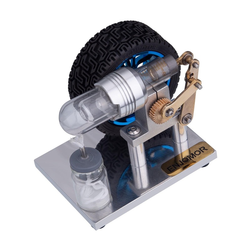 ENJOMOR Mini Rocker Arm Stirling engine Alpha Version with Tire