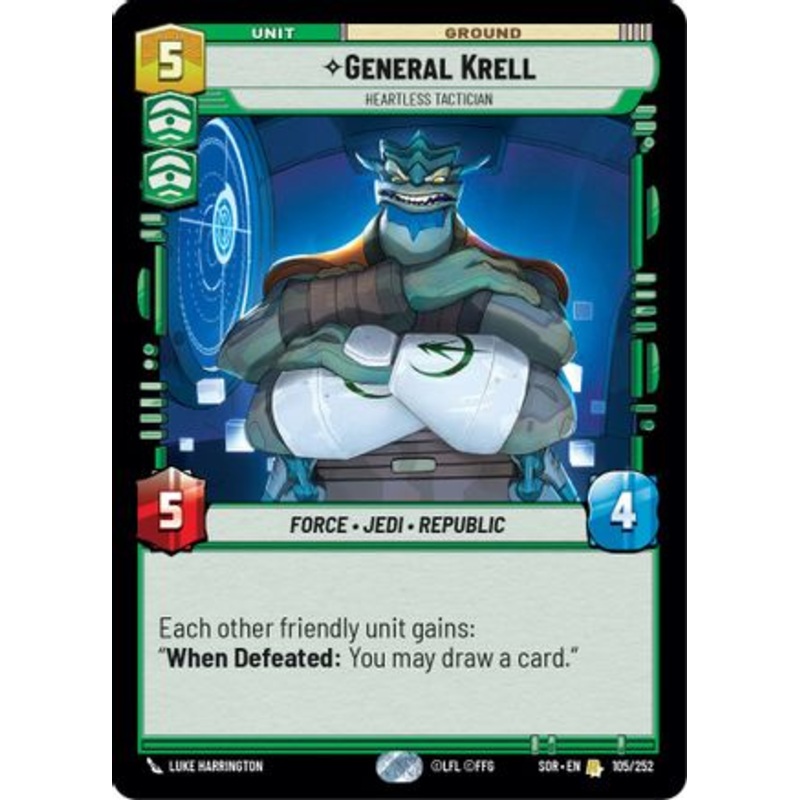 General Krell – Heartless Tactician (105/252) – Spark of Rebellion