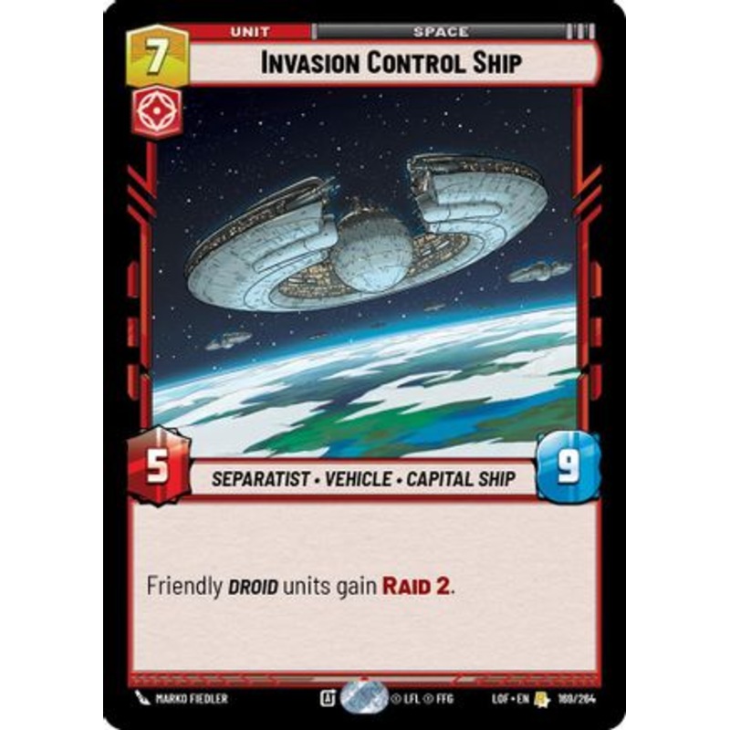 Invasion Control Ship (169/264) – Legends of the Force Near Mint