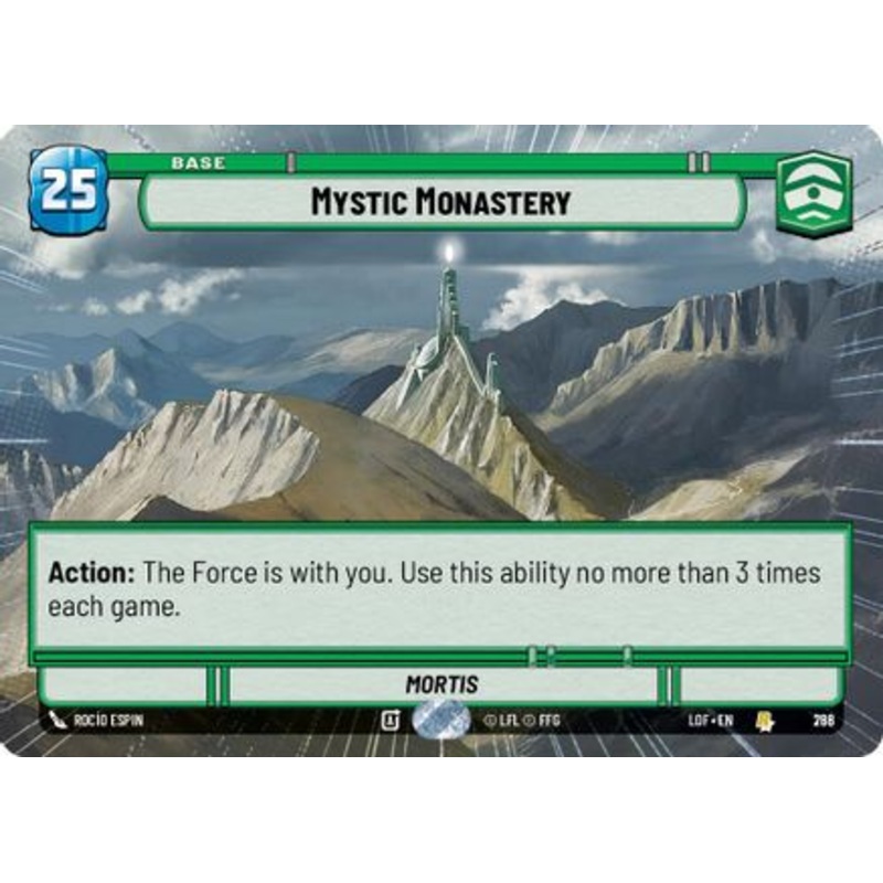 Mystic Monastery (Hyperspace Foil) (768) – Legends of the Force Foil Near Mint