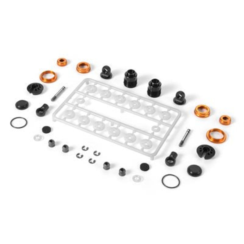 308308-O Xray ULP Alu Shock Absorber Set Orange