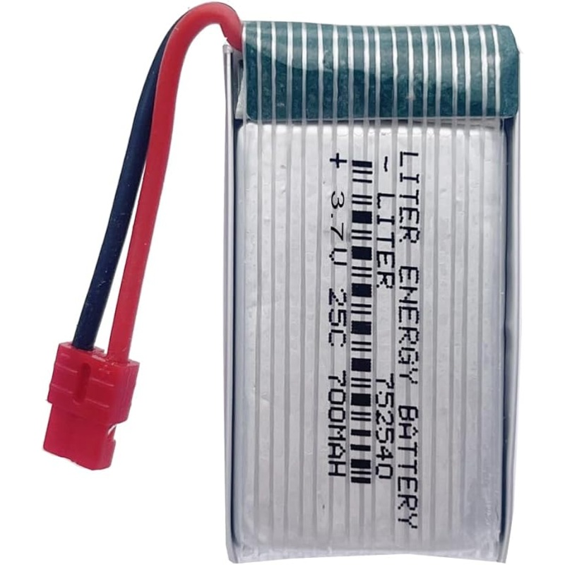 drone battery hw752540p – 1S 3.7V 25C 700mAh Lipo Battery with Sima Plug 1PCS