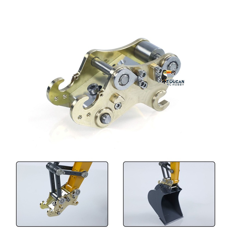 Metal Manual Quick Release Coupler for JDM-208 1/14 RC Hydraulic Excavator Construction Vehicles LR920 Radio Controlled Digger