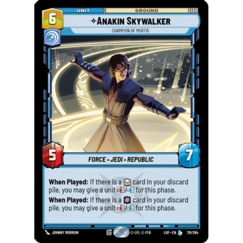 Anakin Skywalker – Champion of Mortis (070/264) – Legends of the Force Near Mint