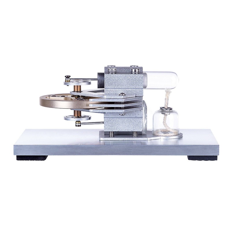 Horizontal Single Cylinder Flywheel Stirling Engine Model Experiment Toy