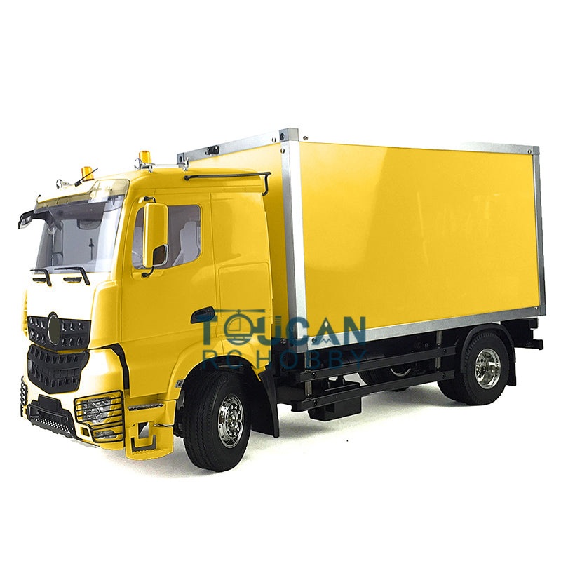 Toucan Hobby Painted 1/14 2Axles RC Tractor Truck Radio Controlled Container KIT DIY Electric Model 140435 35T540 Motor Yellow