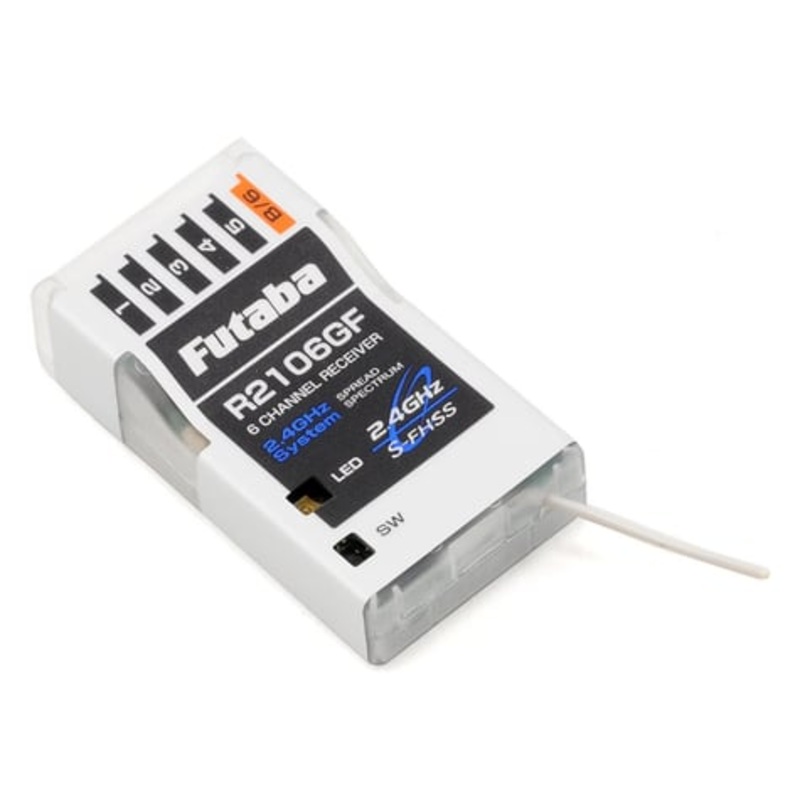 01102201-3  Futaba R2106GF 2.4GHz S-FHSS 6-Channel Micro Receiver