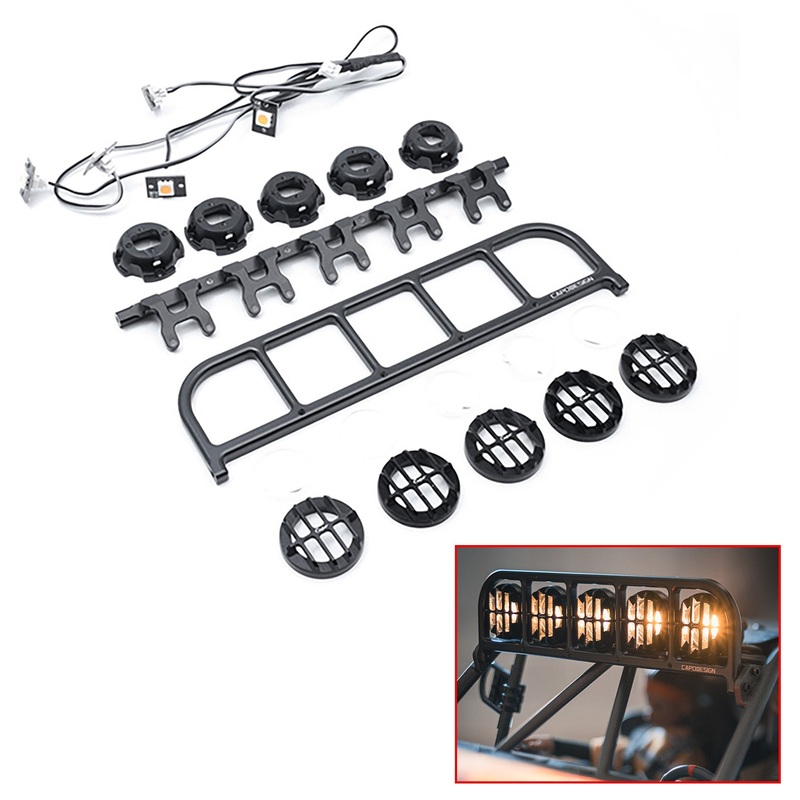 Capo U4 Queen CD1582X Spotlights LED Spot Lamp for 1/8 RC Crawler Car Model Part Radio Control Off-road Vehicle DIY Model 1Set Spotlights