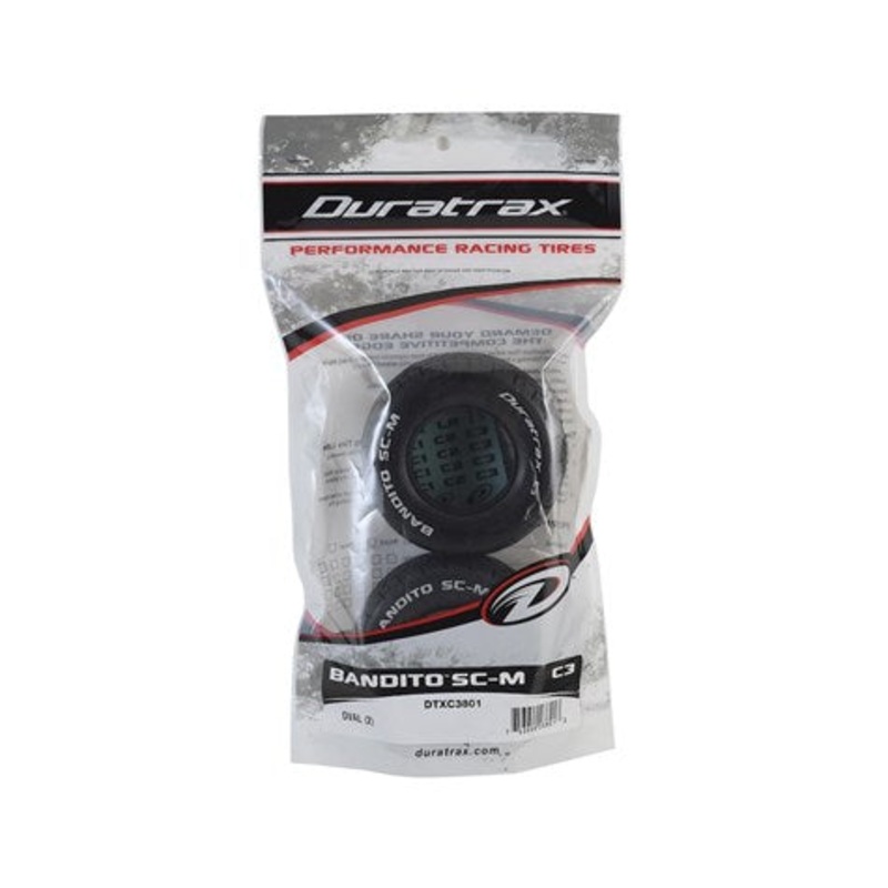 DTXC3801 DuraTrax Bandito SC-M Oval Short Course Tire (2) (C3)
