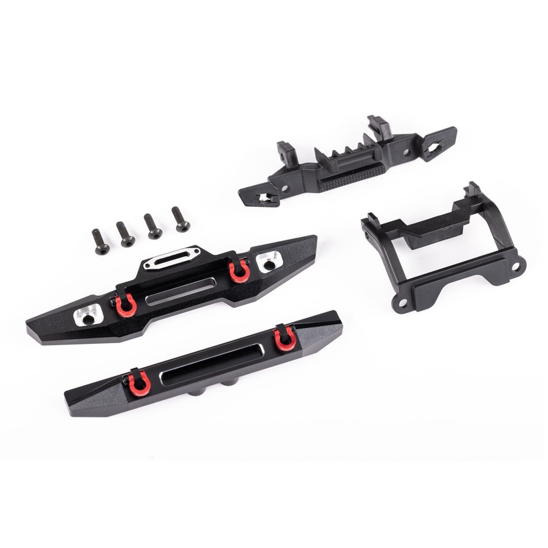 Traxxas TRX-4M Defender Aluminum Bumper Set (Black)