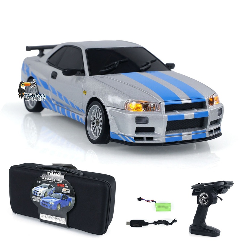 US STOCK LDRC 1/18 4×2 RC Racing Car RWD Remote Control Drift Vehicles Model Toys Gyroscope LD1899 Radio Battery Motor ESC Light