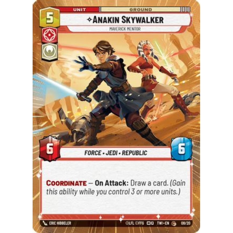 Anakin Skywalker – Maverick Mentor (Hyperspace) (08/20) – Twilight of the Republic Weekly Play Promos