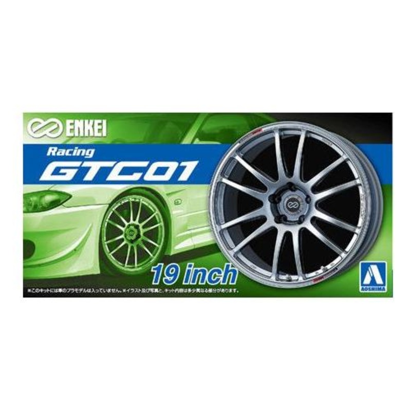 AOSHIMA 1/24 ENKEI GTC 01 19inch Wheel Set