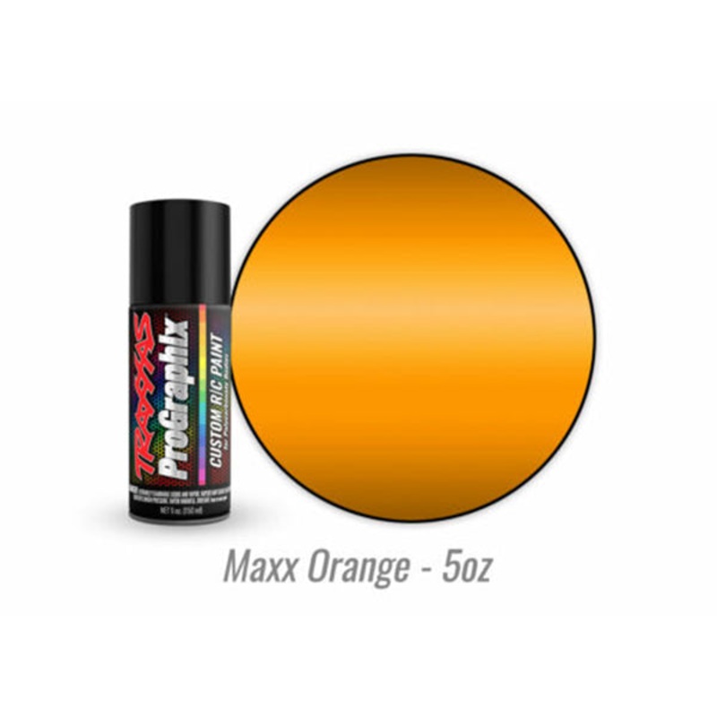 Traxxas ProGraphix “Maxx Orange” Custom R/C Lexan Spray Paint (5oz)