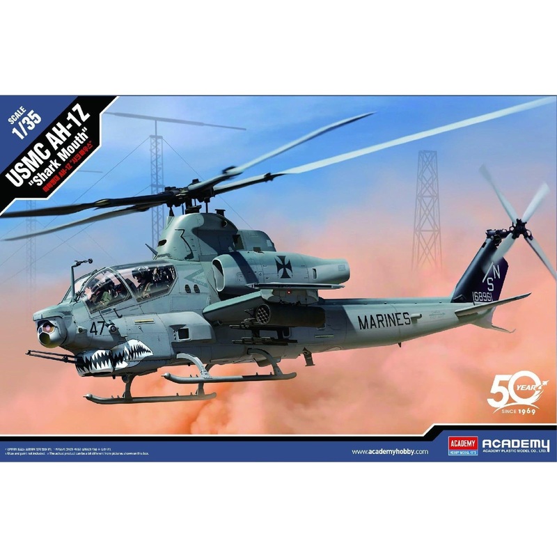 ACADEMY 1/35 U.S. Marine Corps AH-1Z “Shark Mouth”