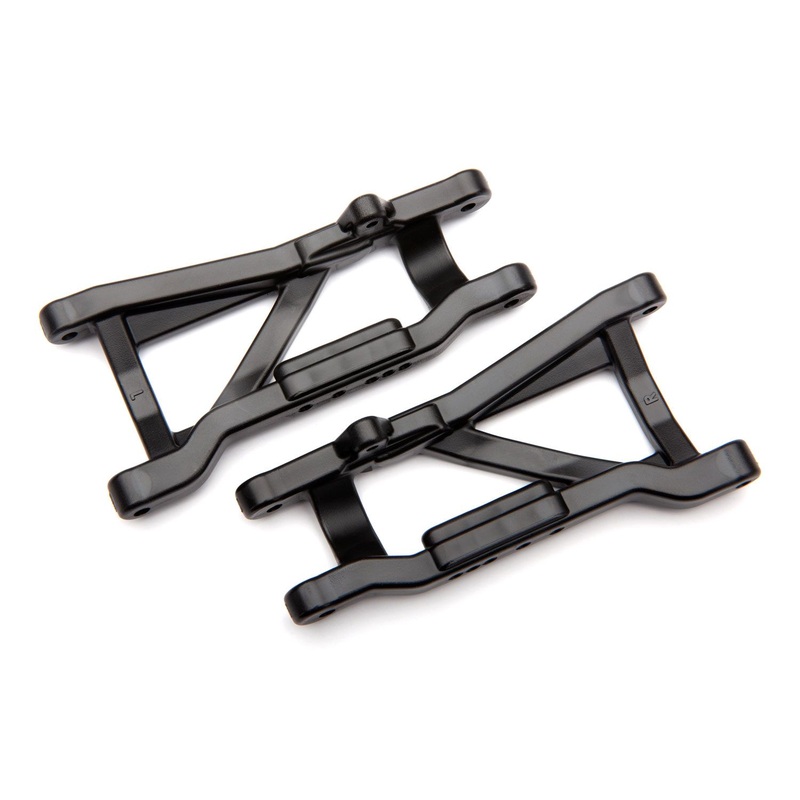 2555X Traxxas Suspension Arms, Rear (Black) heavy duty, cold weather material, Slash 2WD
