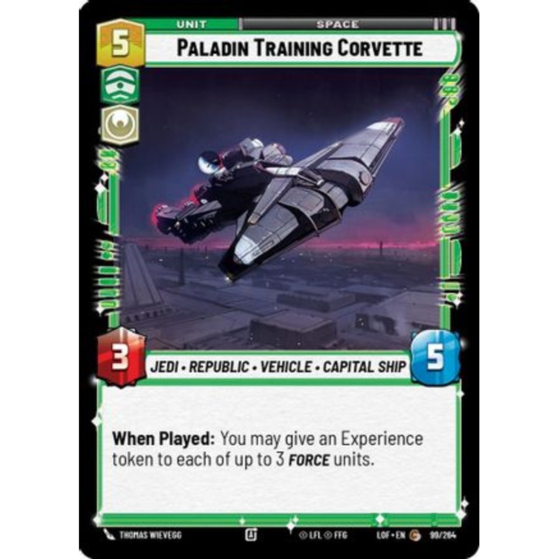 Paladin Training Corvette (99/264) – Legends of the Force Near Mint