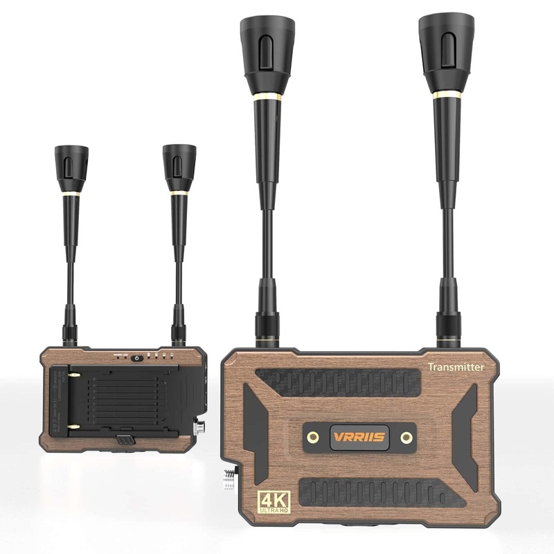 Vrriis WL096 – 220 Meters 2.4G+5G 4K@30HZ Wireless HDMI Transmitter and Receiver Kit with UVC for Camera, PC, and STB to TV TX+RX US Plug
