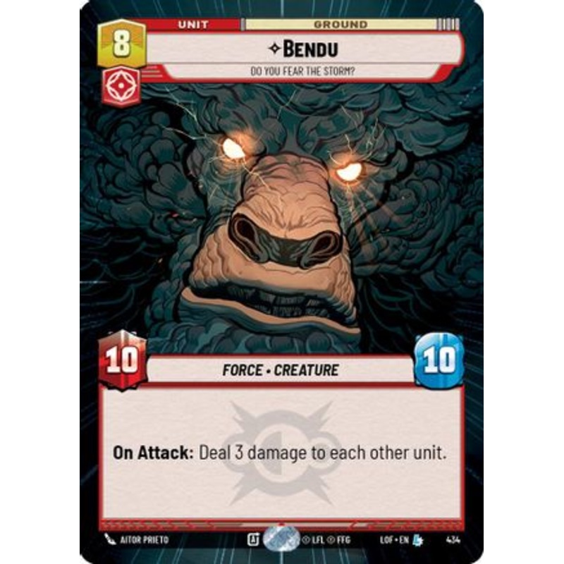 Bendu – Do You Fear the Storm? (Hyperspace) (434) – Legends of the Force Near Mint