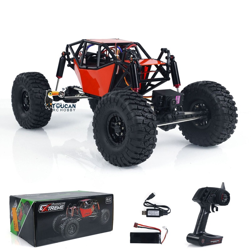US STOCK RTR RC 1/10 Scale Off-road Truck 4*4 Remote Control Rock Crawler Electric Truck