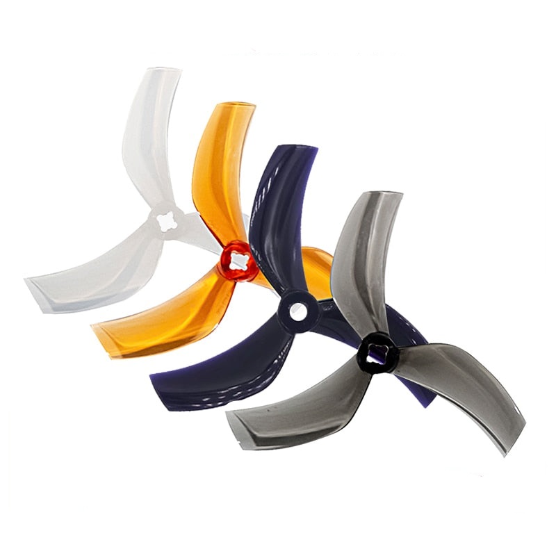 Gemfan D90 Ducted 90mm 3-Blade 3.5inch Propeller – 1.5mm FPV Racing Freestyle iFlight ProTek35 Cinewhoop Drone Replacement Parts 2Pairs 1.5mm Black