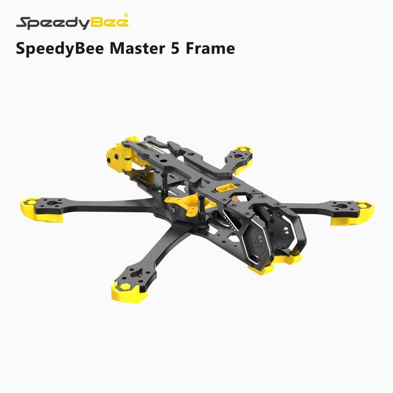 Speedybee Master 5 HD Frame Kit FPV Drone Frame Parts HD 170mm O3 Cable China Yellow