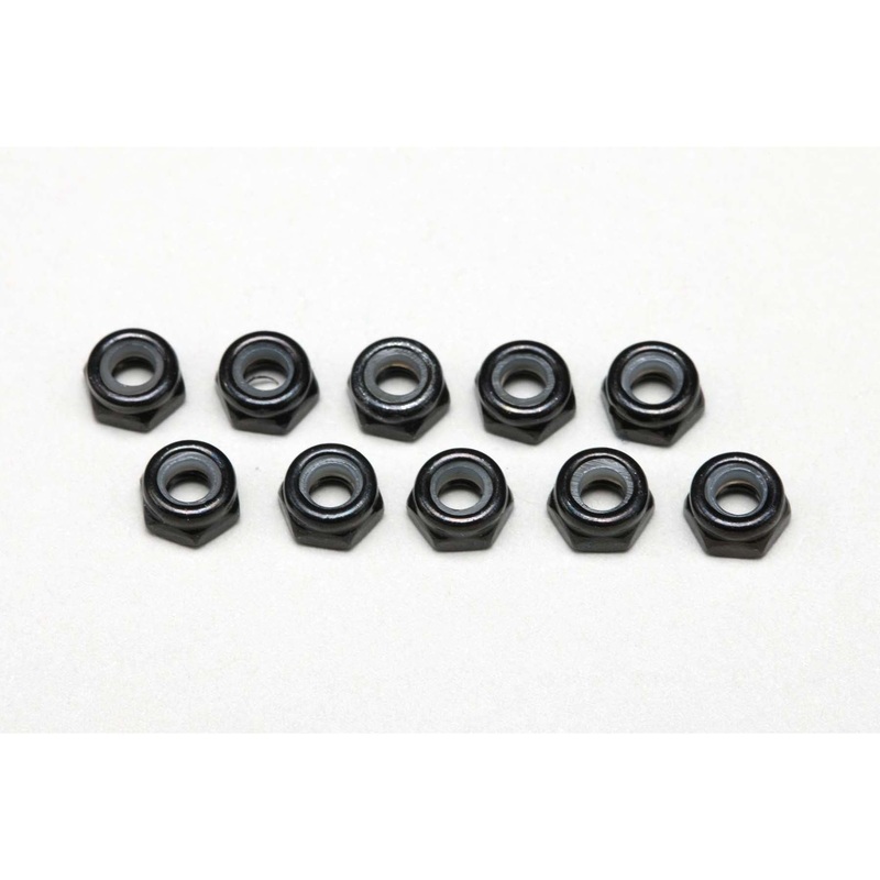 YOKOMO M3 Steel Nylon Lock Nut (3.0mm thin/10pcs.)