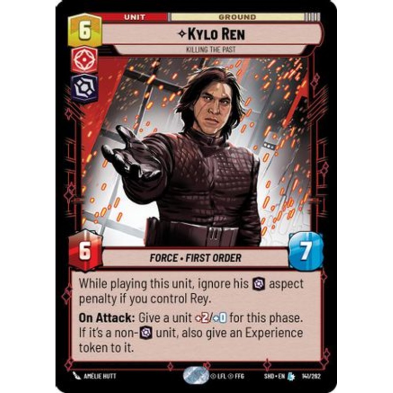 Kylo Ren – Killing the Past (141/262) – Shadows of the Galaxy Foil